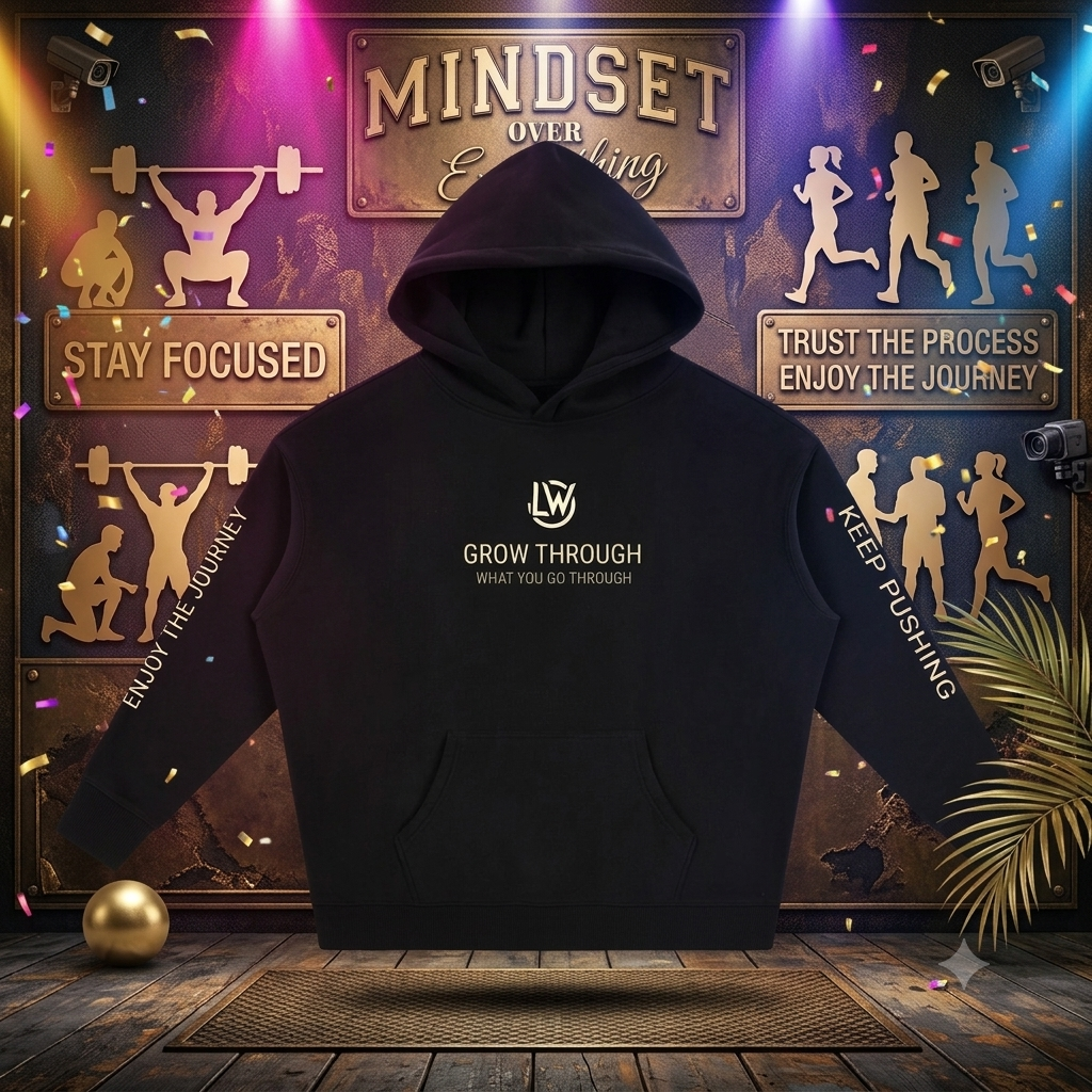 LWSOA "Grow Through What You Go Through" Fleeced Hoodie