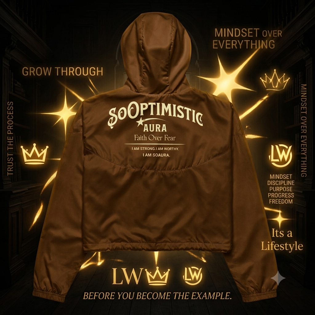 SOAURA "Faith Over Fear" Lightweight Windbreaker Jacket