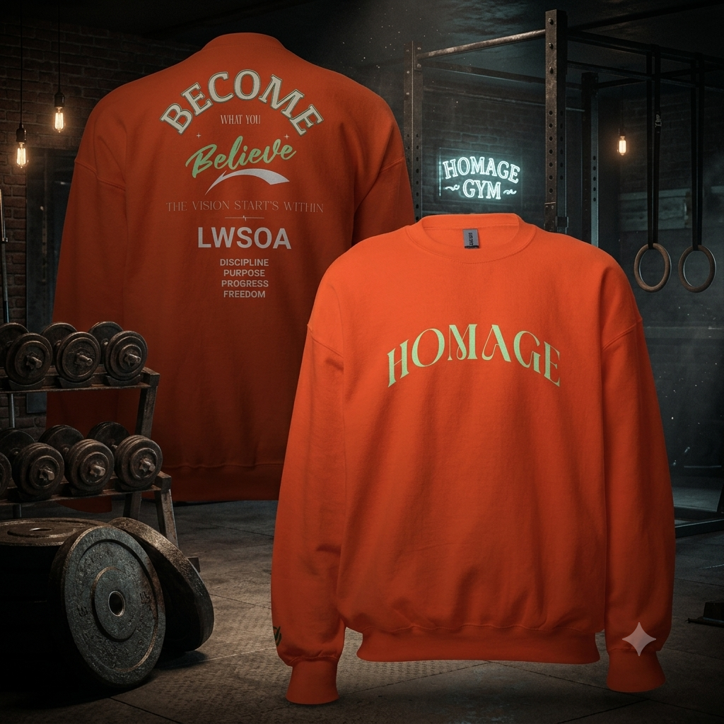 LWSOA Homage Sweatshirt – Become What You Believe