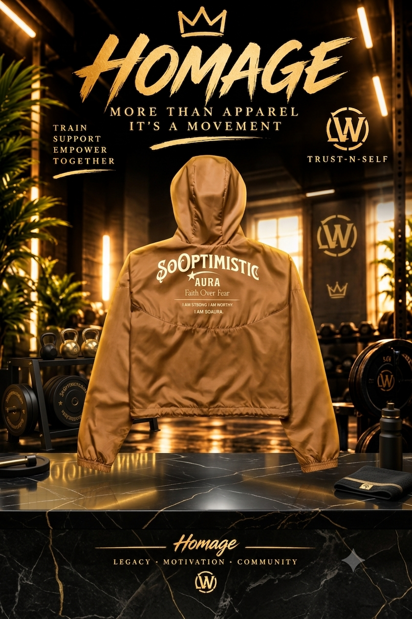 SOAURA "Faith Over Fear" Lightweight Windbreaker Jacket