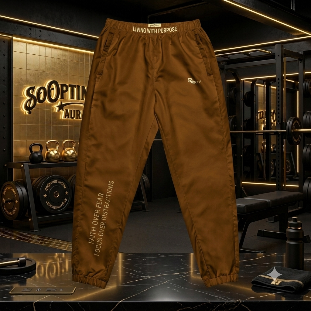 SOAURA "Faith Over Fear" Track Pants"