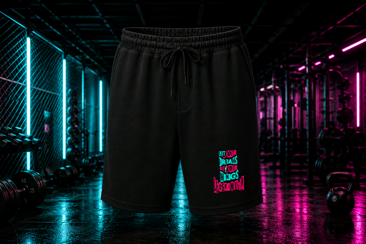 LegendWithin "Let Your Dreams Be Your Wings" Men's Fleece Shorts