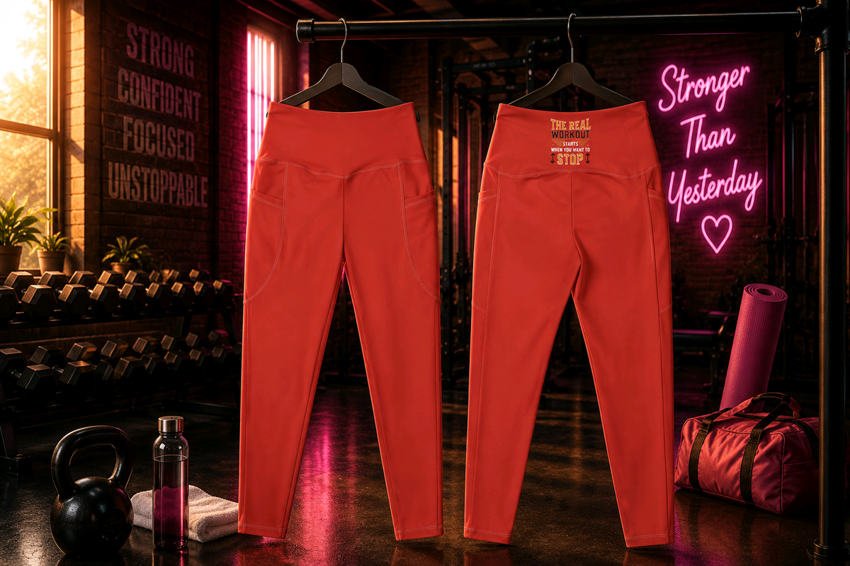 SoAura "The Real Workout" High-Waisted Pocket Leggings